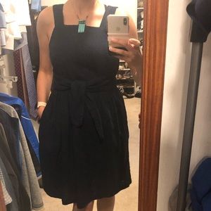 Loft navy cotton dress